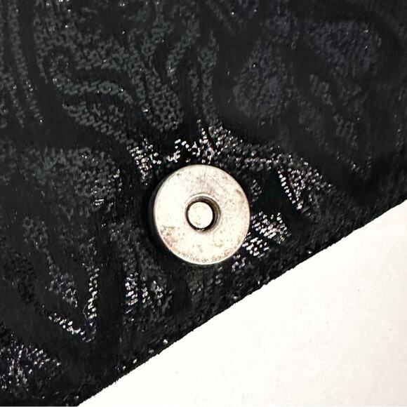 Gianfranco Lotti Damask and Leather Vintage Shoulder Clutch Bag - Picture 8 of 11